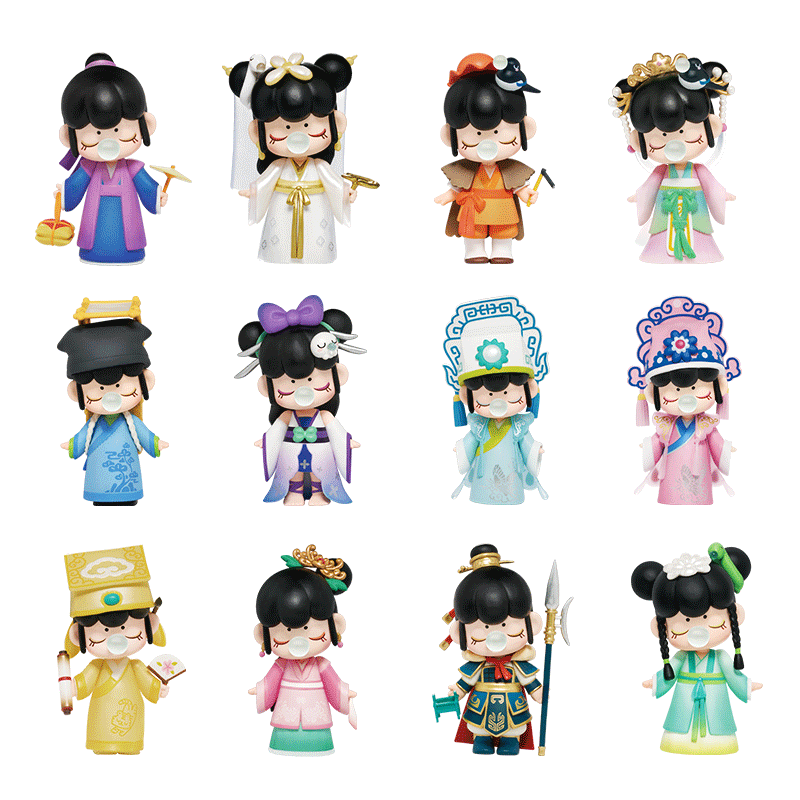 Robotime Rolife Nanci Ⅲ Blind Box Action Figure Dolls Toys Chinese History King Beauty Story Character Model Gift.